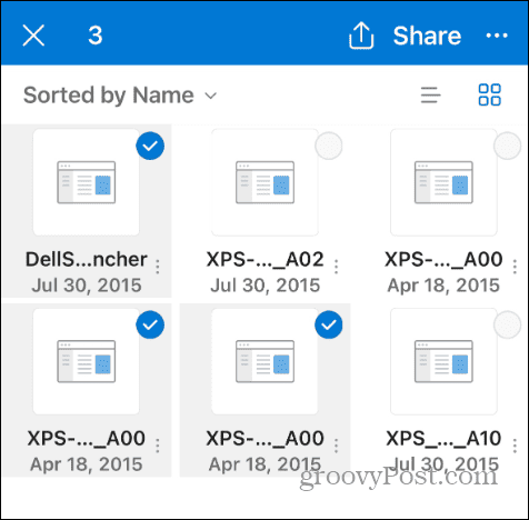 select multiple files