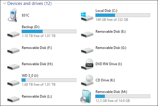 Drives Windows