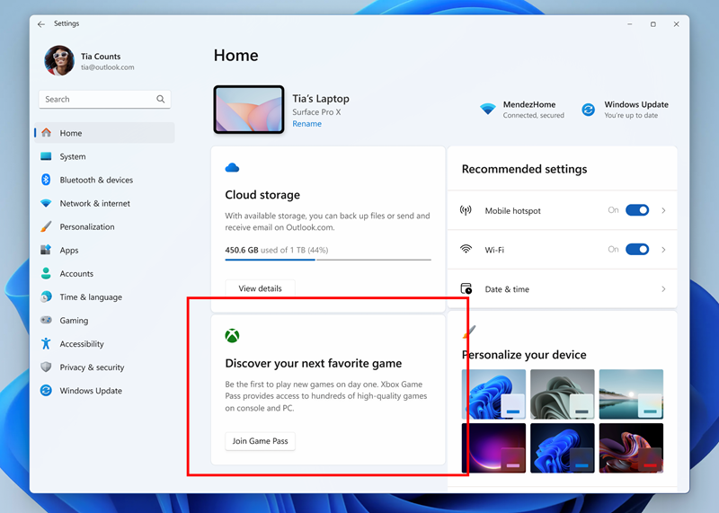 settings homepage gamepass settings homepage gamepass